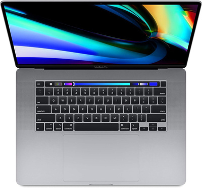Apple MacBook Pro 16 i7 9750H (9-gen.) 2,6 GHz / 16 GB / 512 SSD / 16'' szary / MacOS + Radeon Pro 5300M / Klasa A-