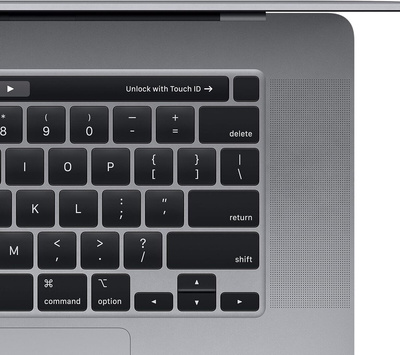 Apple MacBook Pro 16 i7 9750H (9-gen.) 2,6 GHz / 16 GB / 512 SSD / 16'' szary / MacOS + Radeon Pro 5300M / Klasa A-