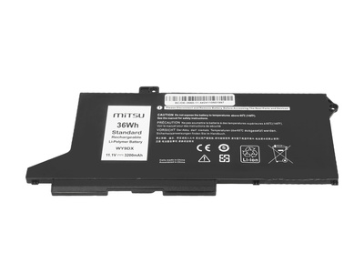 Bateria Mitsu do Dell Latitude 5420, 5520, Precision 3560 - 11.1V - BC/DE-3560-11.4