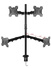 Biurkowy obrotowy uchwyt do 4-ch monitorów 10-27” 7kg VX-24