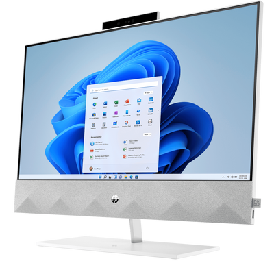 HP Pavilion 24-k1305st AIO Core i5 11500T 1,5 GHz / 16 GB / 240 SSD / 23,8'' FullHD, dotyk / Win 11, biały